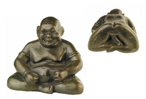 kisplasztika-szobor:Trfs Buddha, kicsi 