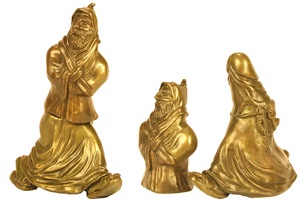 kisplasztika-szobor:Katona J.: Erotikus, stl szerzetes