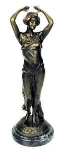Nyjtzkod, nagy,mrvnyon (Adrienn) bronz szobor kisplasztika